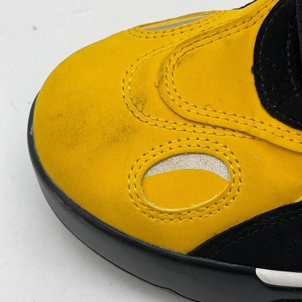Fashion Lace up Sneakers Mens Size 42 Yellow/ Black Skateboard Shoes